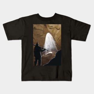 Warrior in the cave Kids T-Shirt